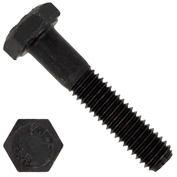 Болт шестигранный М30х420 мм DIN 931 класс прочности 8.8
